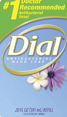 Dial Clear and Refresh Antibacterial Hand Soap