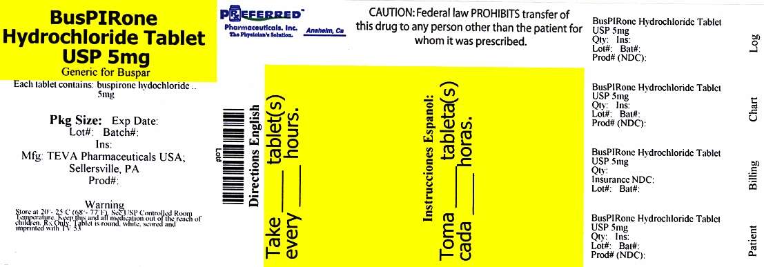 Buspirone Hydrochloride