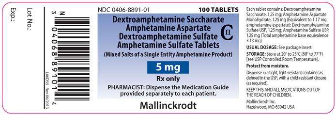 Dextroamphetamine Saccharate and Amphetamine Aspartate and Dextroamphetamine Sulfate and Amphetamine Sulfate