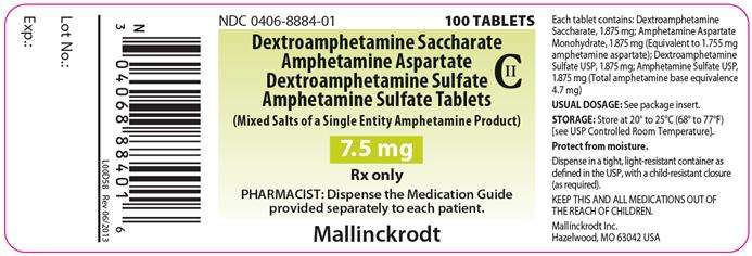 Dextroamphetamine Saccharate and Amphetamine Aspartate and Dextroamphetamine Sulfate and Amphetamine Sulfate