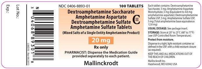 Dextroamphetamine Saccharate and Amphetamine Aspartate and Dextroamphetamine Sulfate and Amphetamine Sulfate