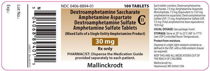 Dextroamphetamine Saccharate and Amphetamine Aspartate and Dextroamphetamine Sulfate and Amphetamine Sulfate