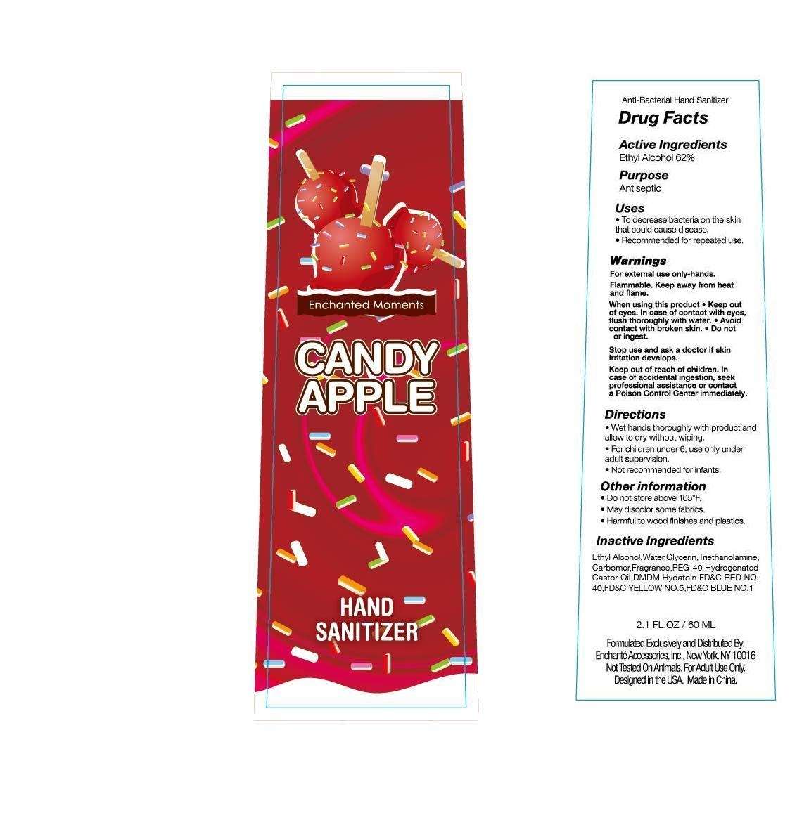 Enchanted Moments Candy Apple Hand Sanitizer