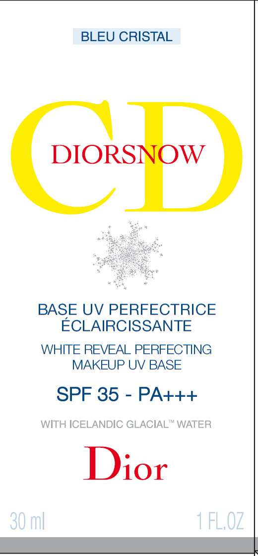 DIORSNOW WHITE REVEAL PERFECTING MAKEUP UV BASE SPF 35 BLEU CRISTAL