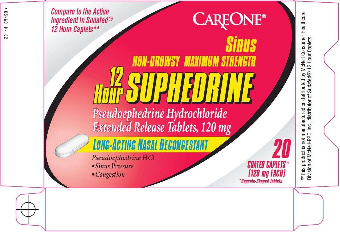 careone suphedrine 12 hour relief