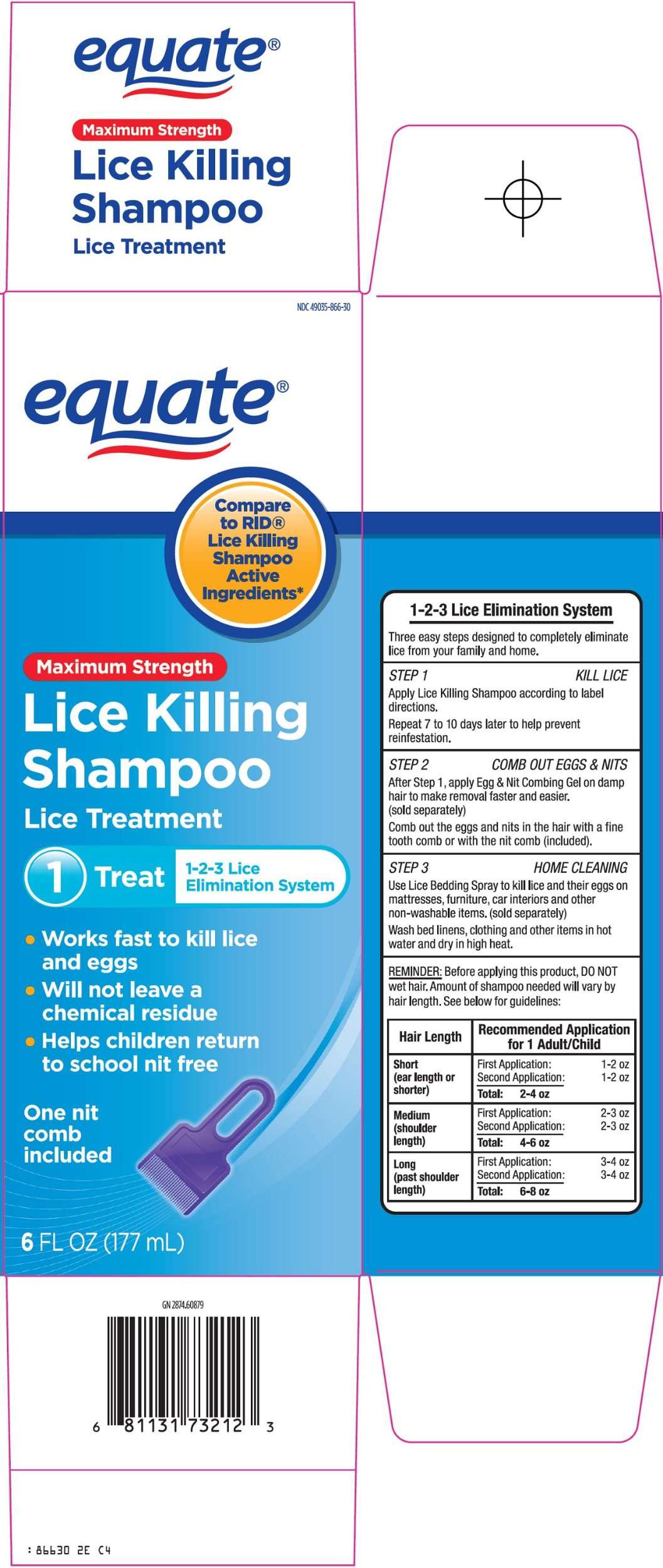 equate lice killing