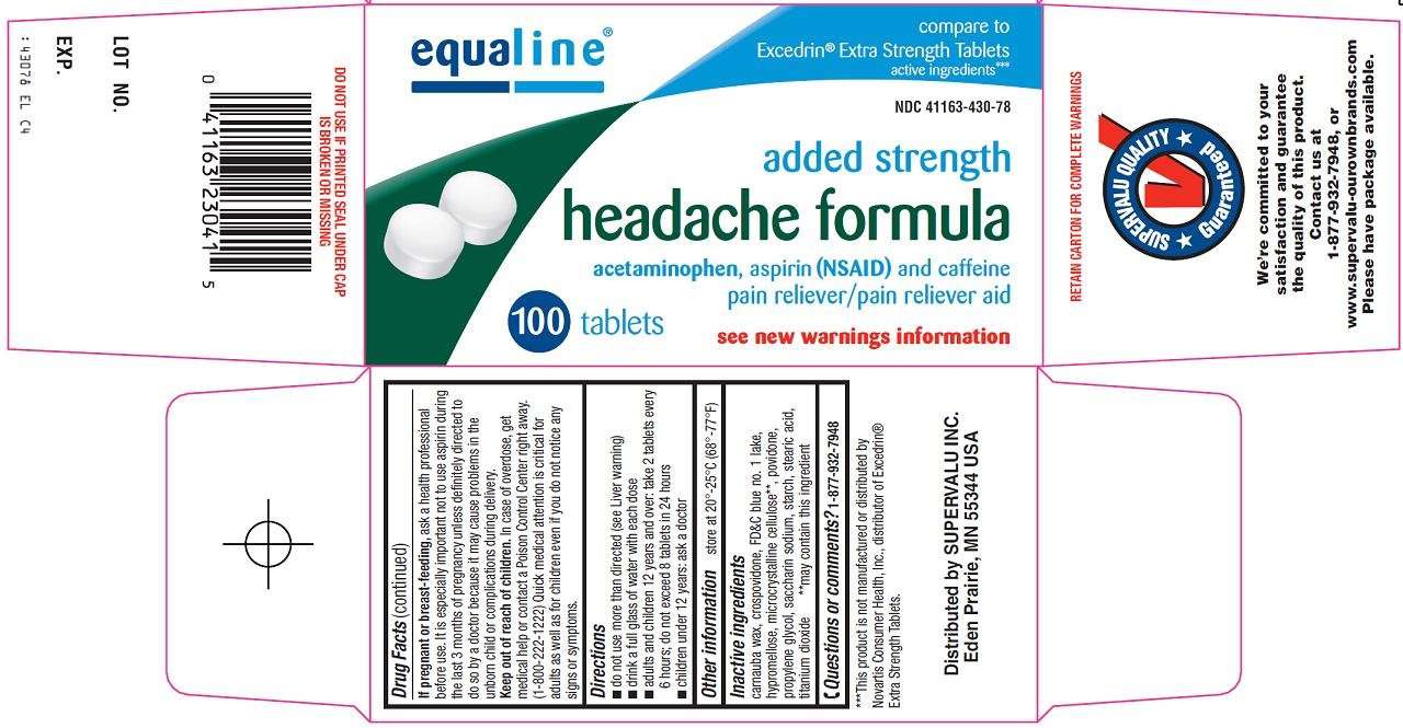 Equaline headache formula