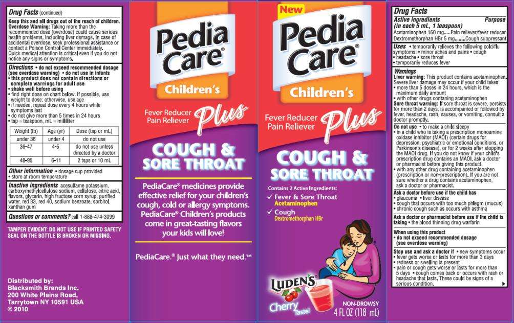 PediaCare Childrens Plus Cough and Sore Throat