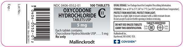 OXYCODONE HYDROCHLORIDE