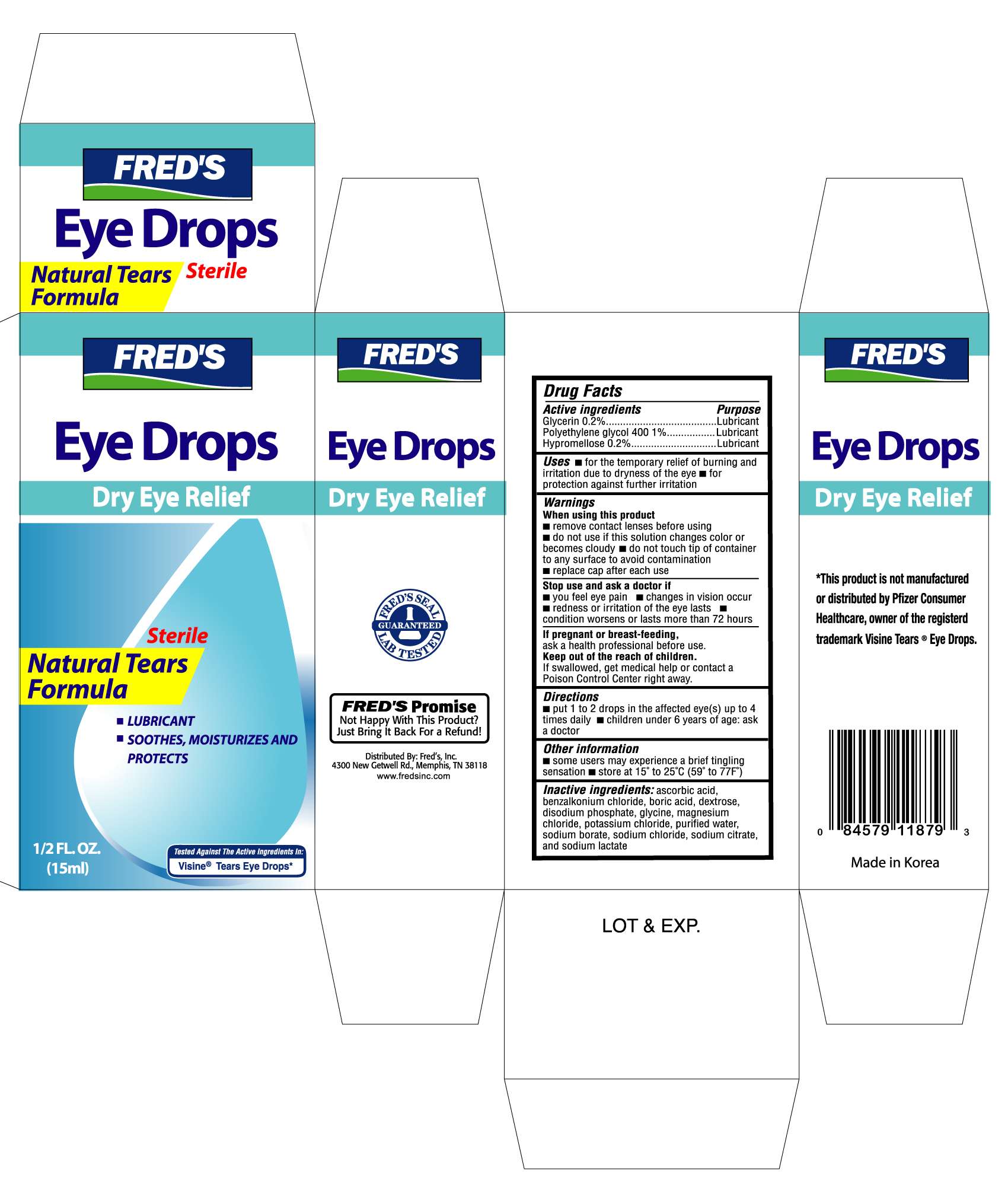 FREDS DRY EYE RELIEF