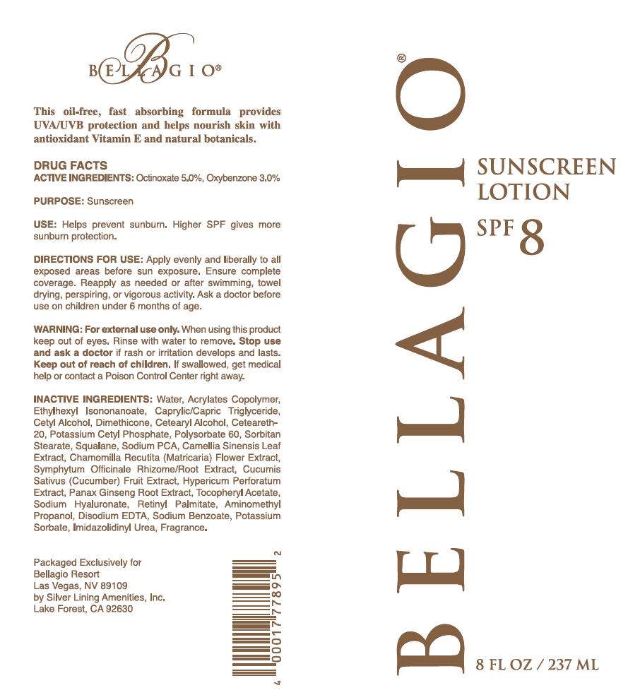 Bellagio Sunscreen SPF 8