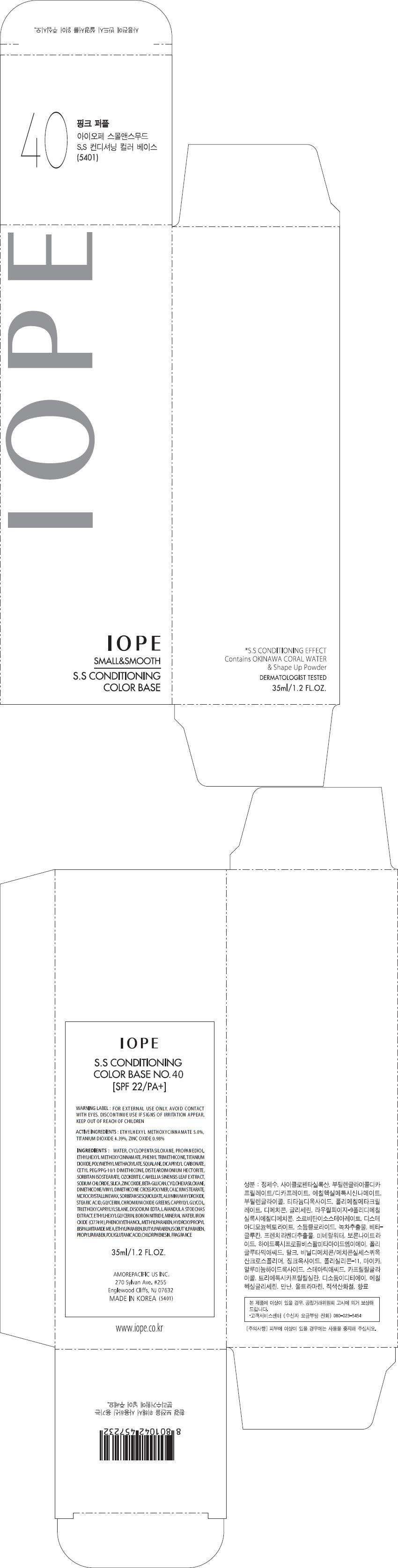 IOPE S.S. CONDITIONING COLOR BASE No.40