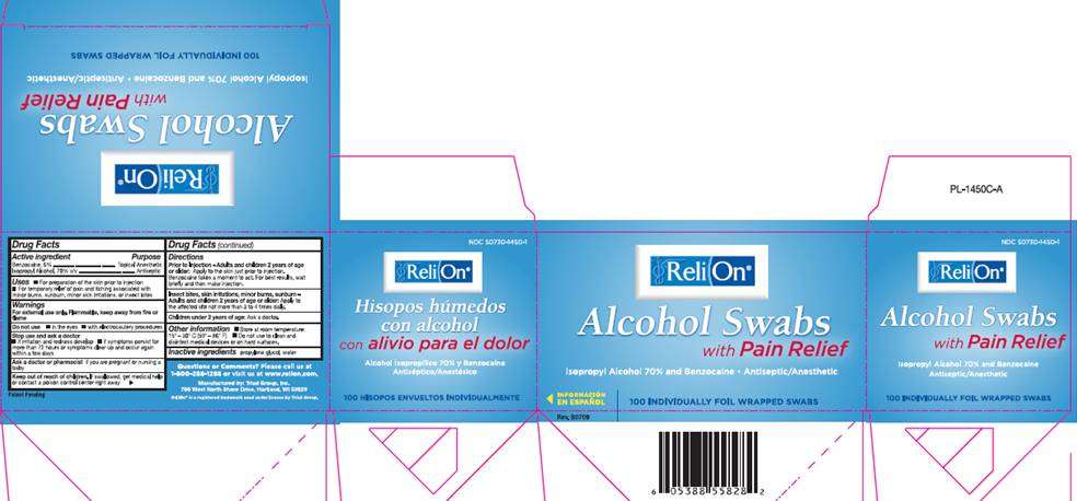 Alcohol Prep Swab with Pain Relief