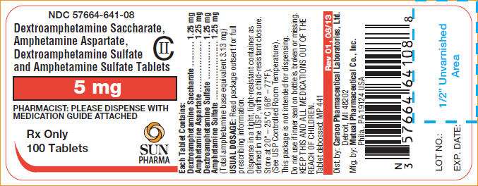 Dextroamphetamine saccharate, amphetamine aspartate, dextroamphetamine sulfate, and amphetamine sulfate