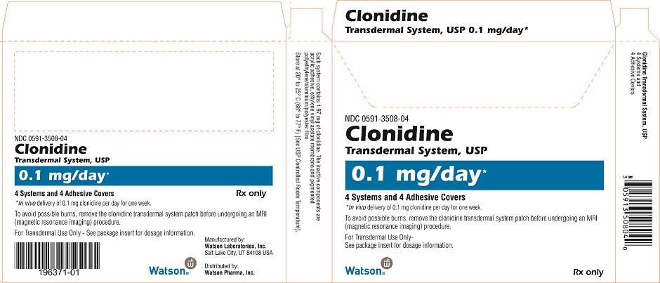 Clonidine transdermal system