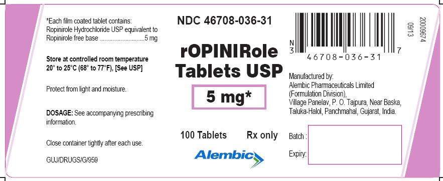 ROPINIROLE HYDROCHLORIDE
