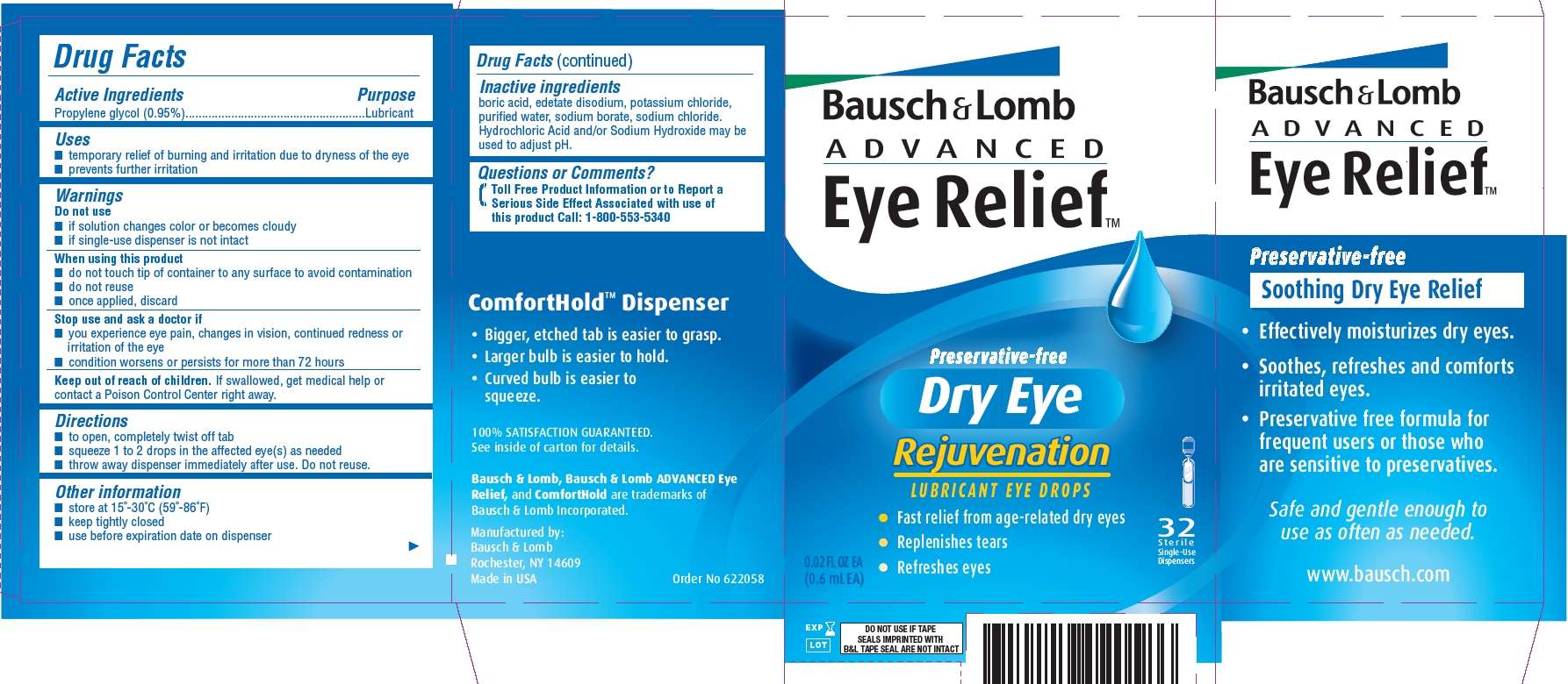 Advanced Eye Relief/ Dry Eye/ Rejuvenation Lubricant