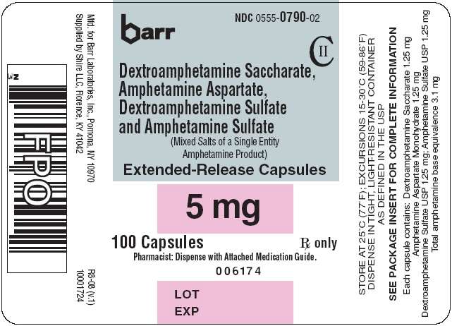 Dextroamphetamine Saccharate, Amphetamine Aspartate, Dextroamphetamine Sulfate, and Amphetamine Sulfate