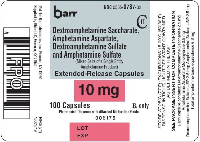Dextroamphetamine Saccharate, Amphetamine Aspartate, Dextroamphetamine Sulfate, and Amphetamine Sulfate