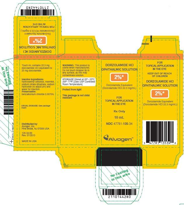 Dorzolamide Hydrochloride Ophthalmic Solution 2%, 10mL