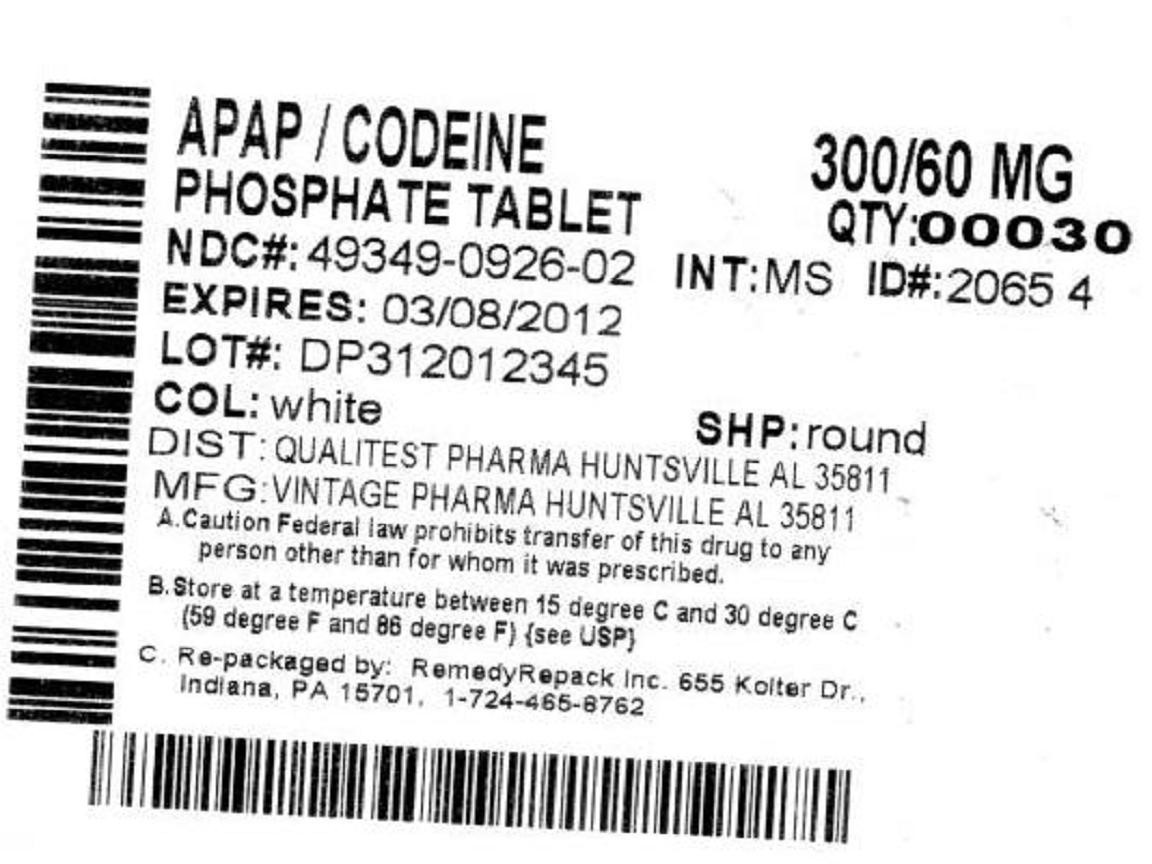 Acetaminophen and Codeine