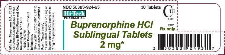 buprenorphine hydrochloride