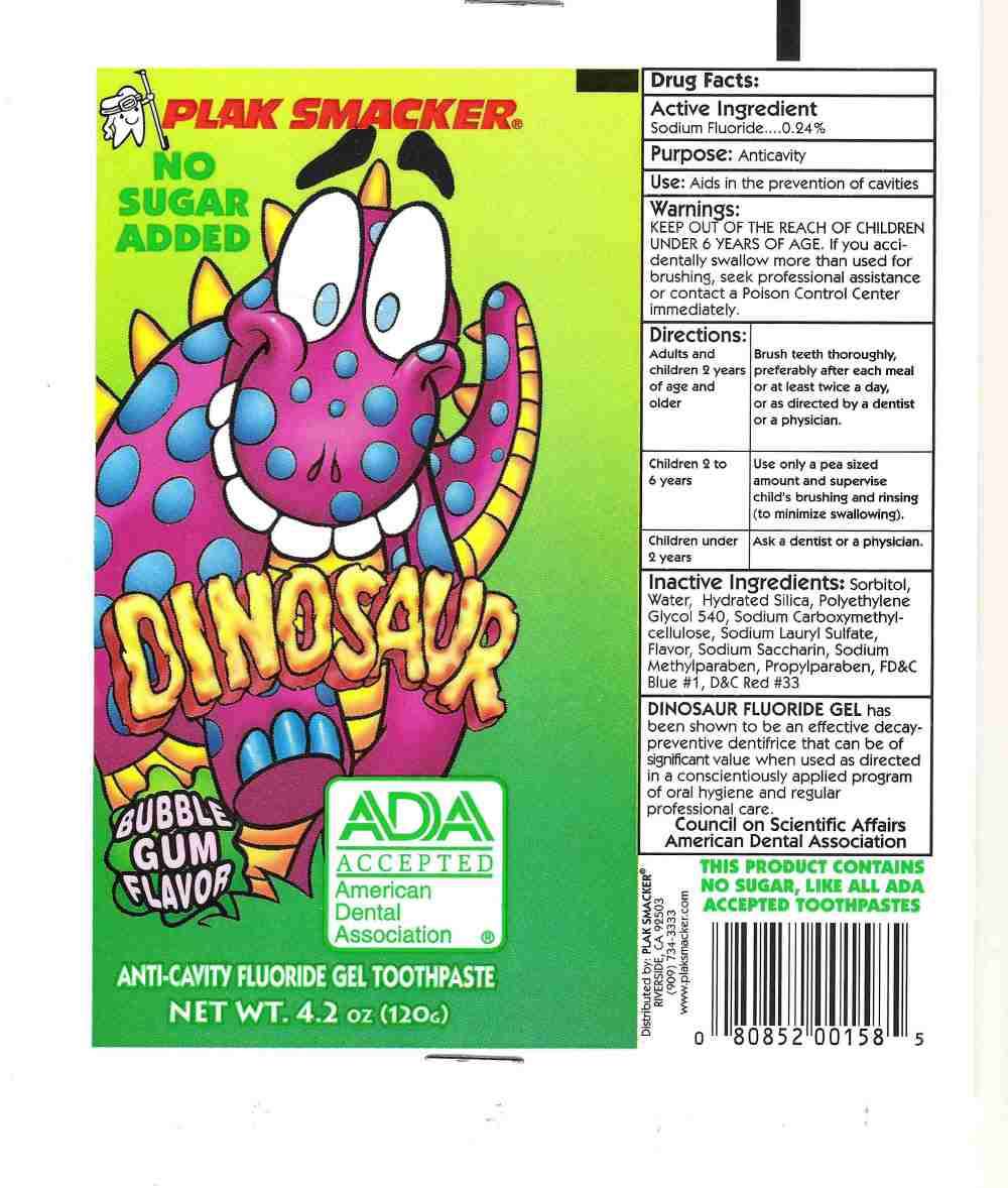 Dinosaur Gel Toothpaste