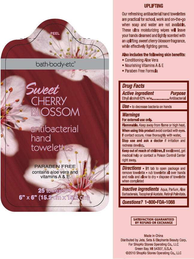 Antibacterial Hand Towelettes