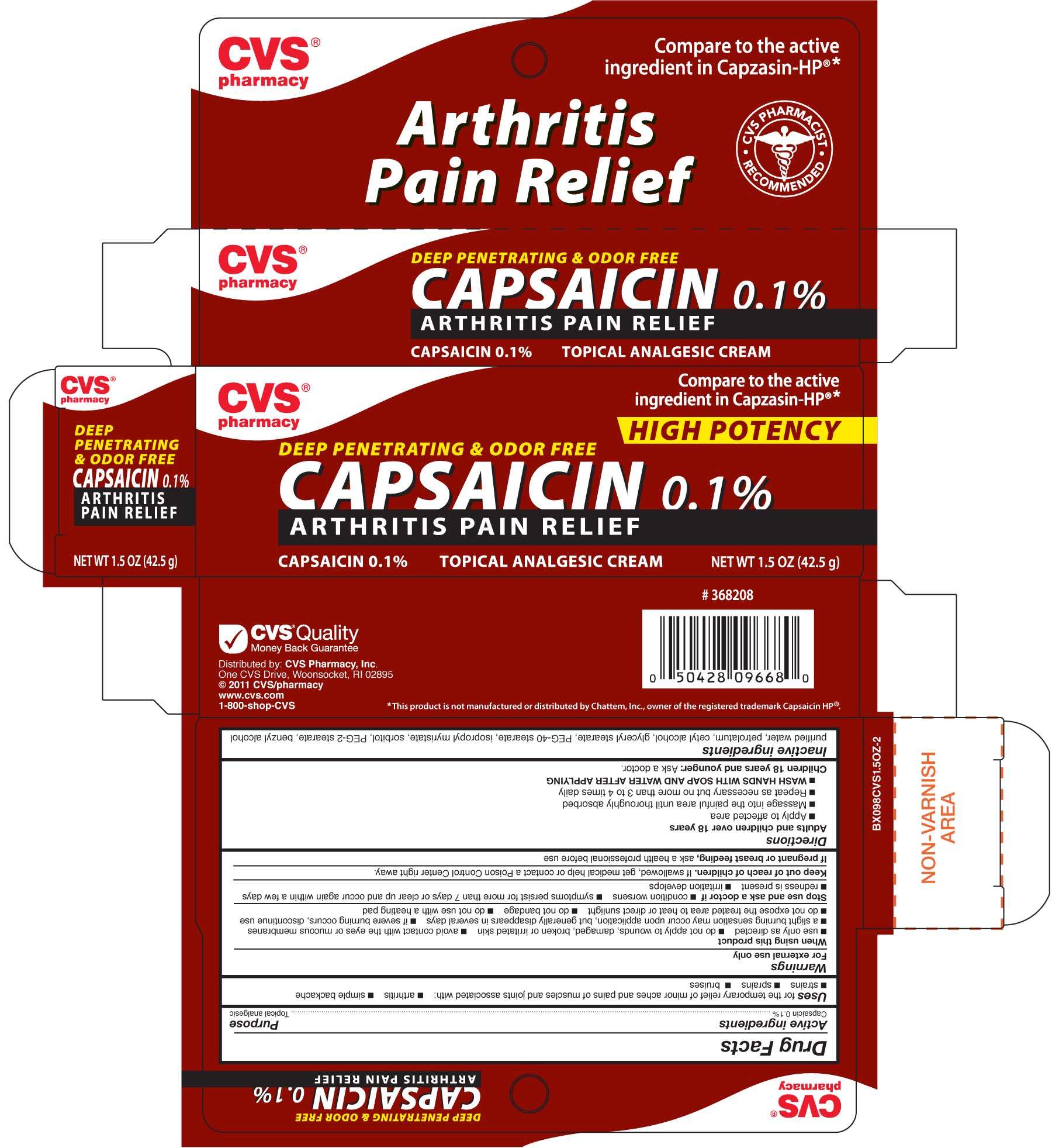CVS Capsaicin