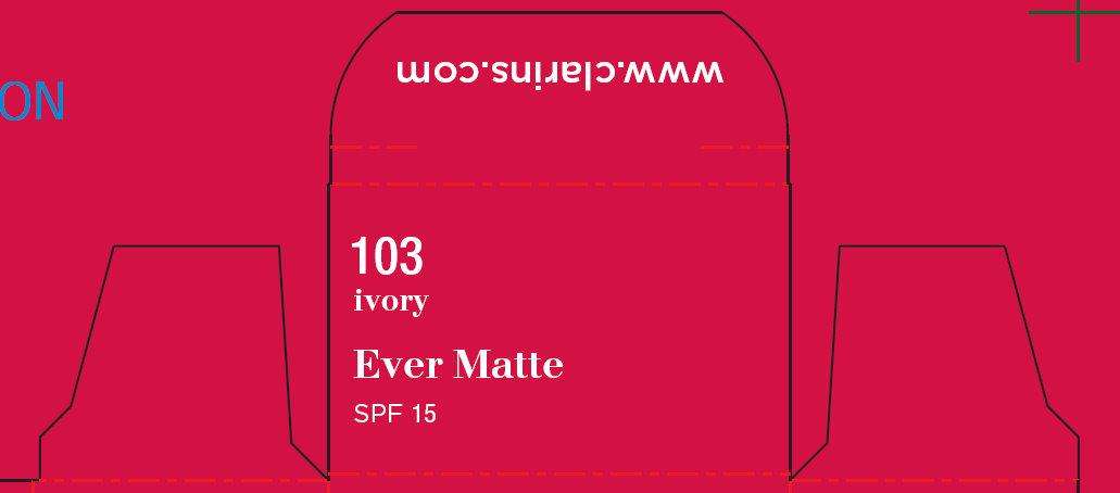 CLARINS Ever Matte SPF 15 - 103 Ivory