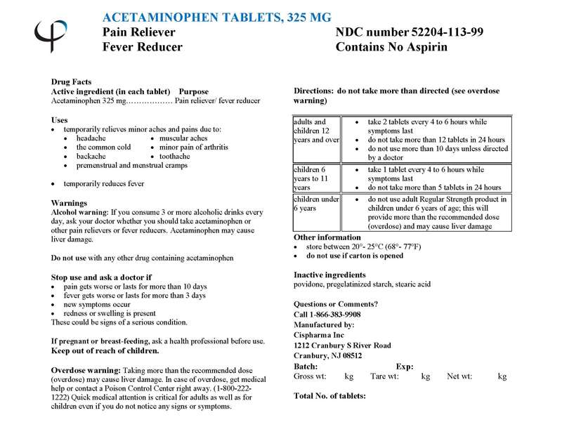 ACETAMINOPHEN