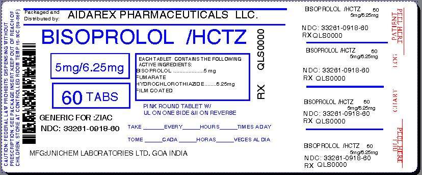 bisoprolol fumarate and hydrochlorothiazide