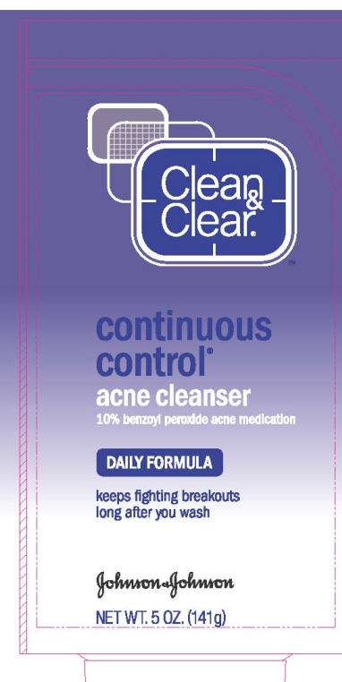 Clean and Clear Continuous Control Acne Cleanser