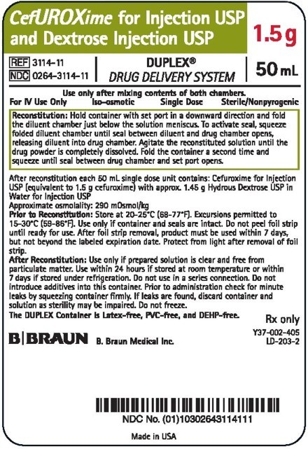 Cefuroxime and Dextrose