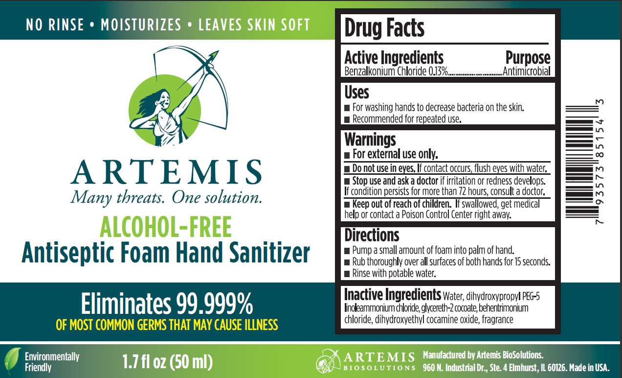 ARTEMIS  Alcohol-Free Antiseptic Foam Hand Sanitizer