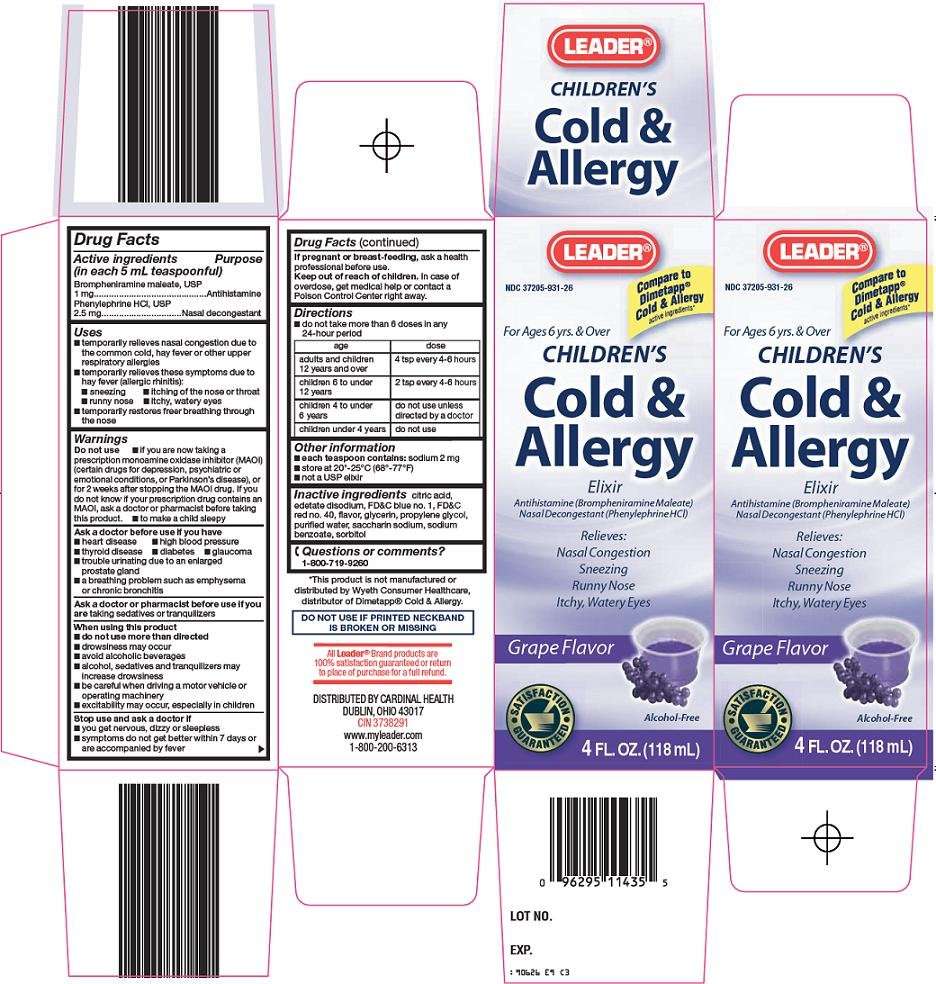 Leader Childrens Cold and Allergy