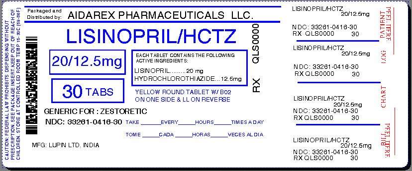 LISINOPRIL AND HYDROCHLOROTHIAZIDE