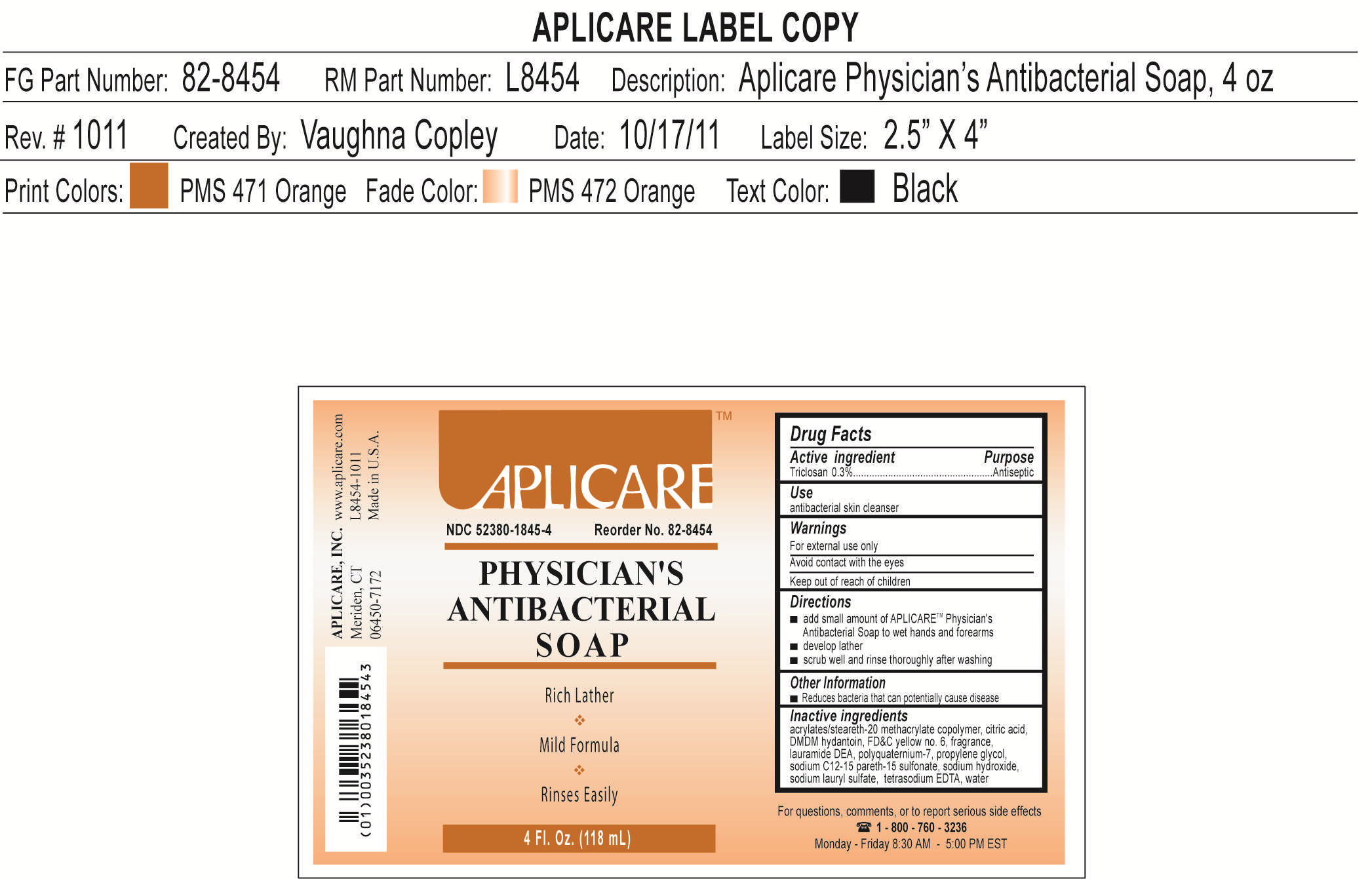 Aplicare Physicians Antibacterial