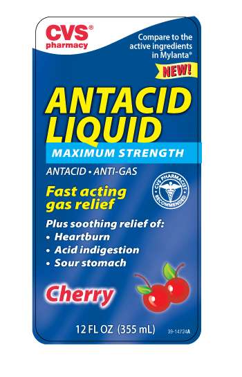 Antacid Liquid Max Strength Cherry