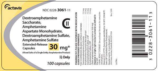 Dextroamphetamine saccharate, amphetamine aspartate monohydrate, dextroamphetamine sulfate, amphetamine sulfate