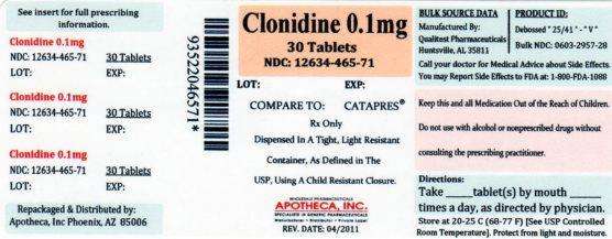 Clonidine HYDROCHLORIDE