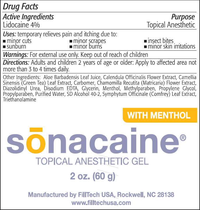 Sonacaine Topical Anesthetic With Menthol
