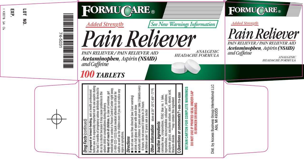 Formu Care pain reliever