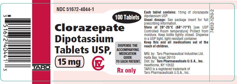 Clorazepate Dipotassium