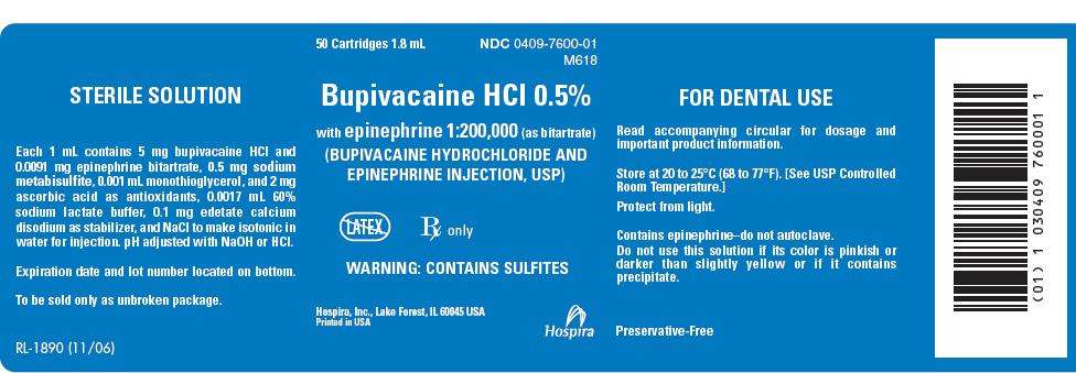 Bupivacaine Hydrochloride and Epinephrine