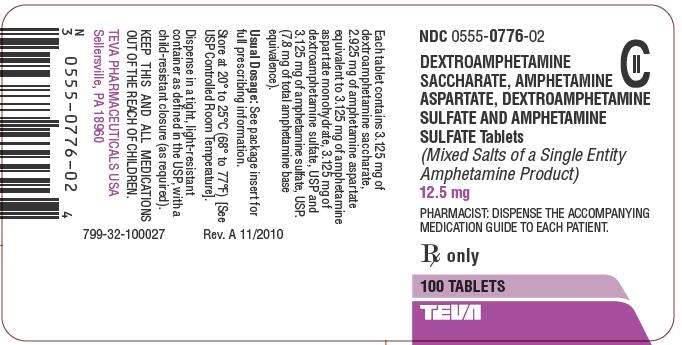 Dextroamphetamine Saccharate, Amphetamine Aspartate, Dextroamphetamine Sulfate and Amphetamine Sulfate