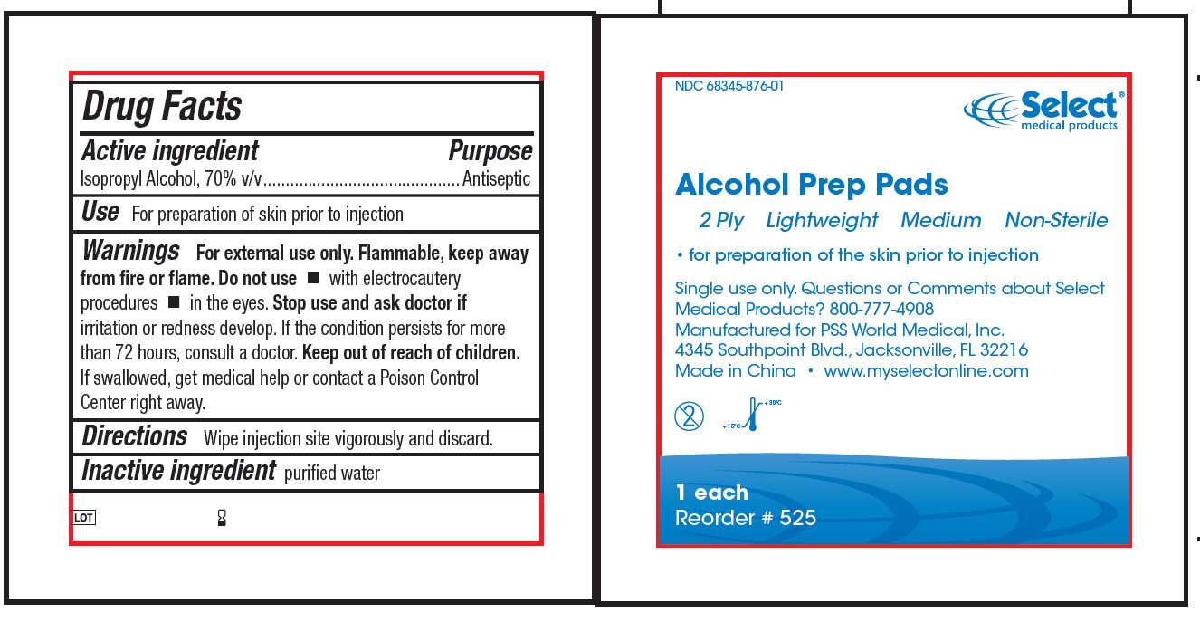 Alcohol Prep Pads Lightweight Non-Sterile