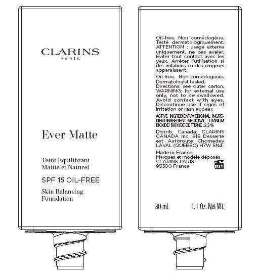 CLARINS Ever Matte SPF 15 - 105 Nude