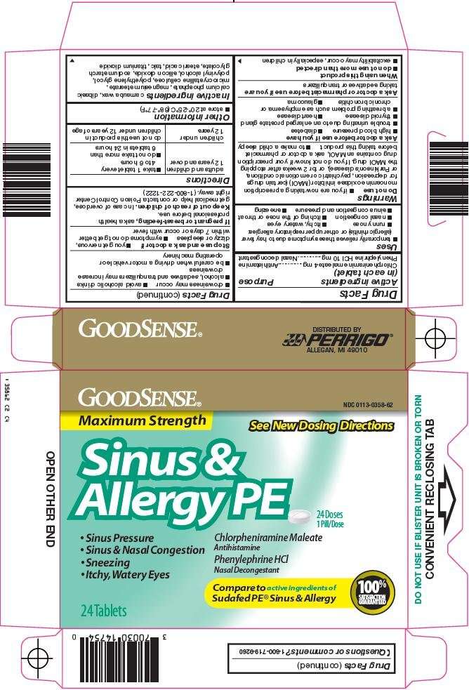 good sense sinus and allergy pe