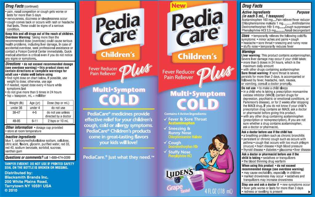 PediaCare Childrens Plus Multisymptom Cold